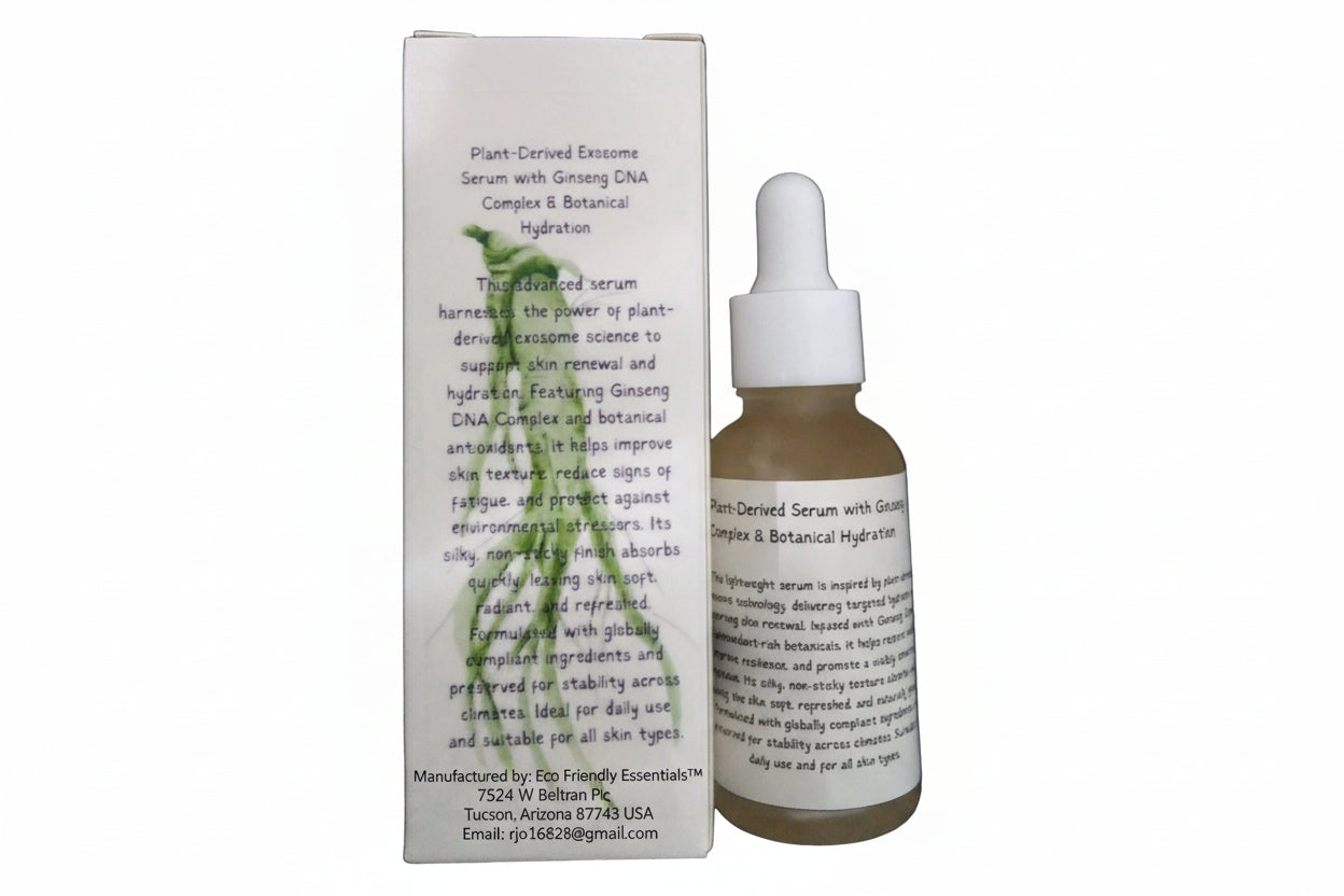 フェイス美容液 高麗人参＆緑茶セラム (10本) 各30ml