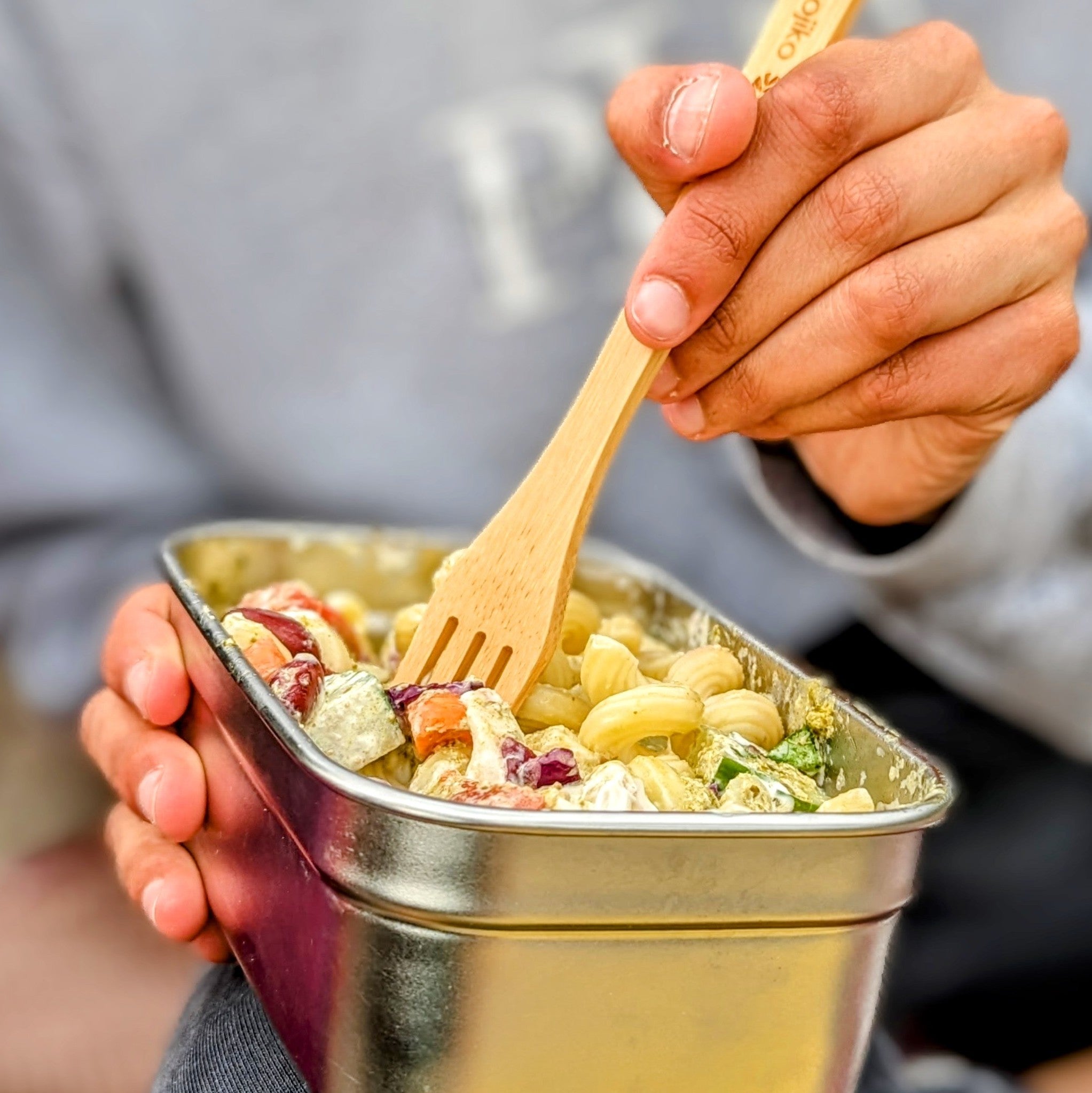 再利用可能な竹製カトラリーセット｜環境に優しいトラベル用食器