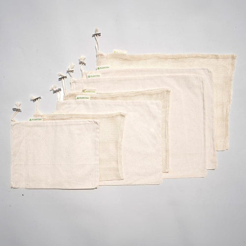 9 Piece - Reusable Grocery Bags (Starter Set)