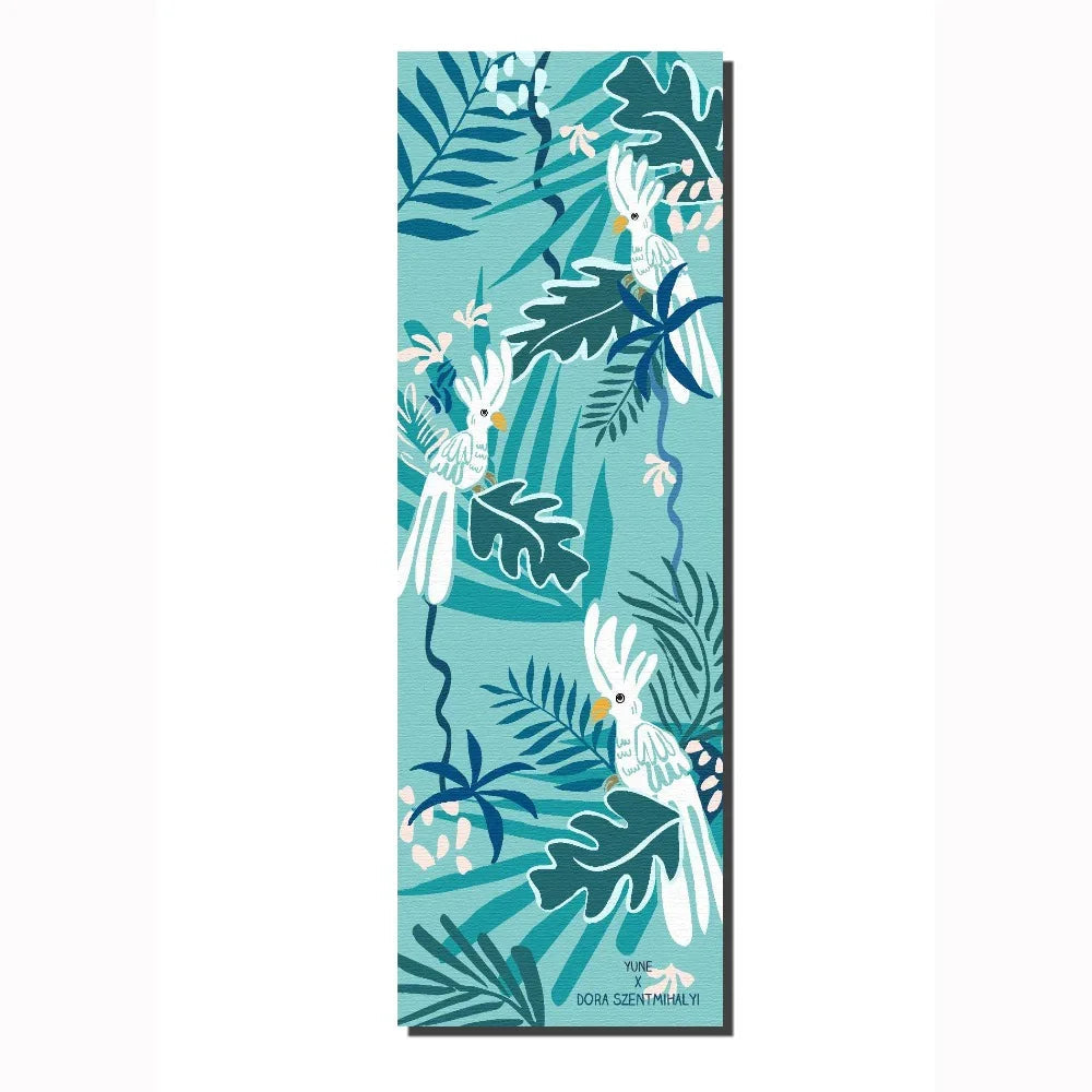 Dora Cacadus Birds Yoga Mat — 6mm Non-Slip, Eco-Friendly Cushion-0